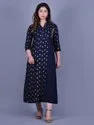 Hand Worked Printed Dress