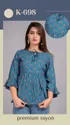 Printed Ladies Short Tops