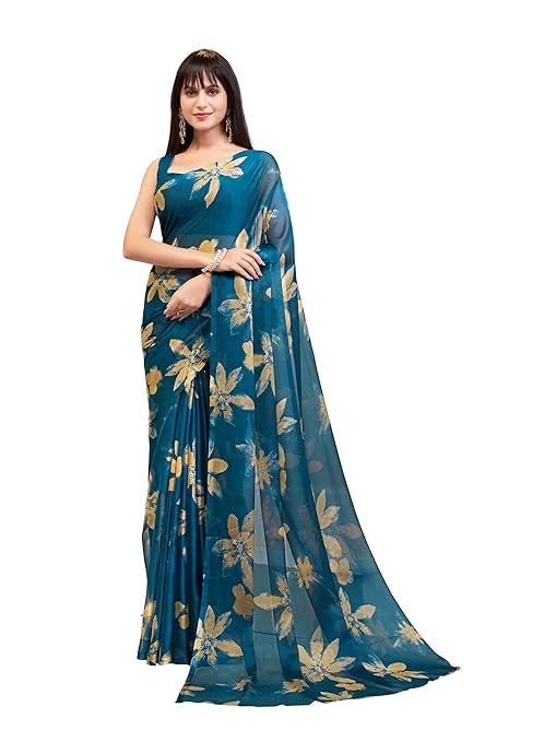 Designer Printed Fancy Saree