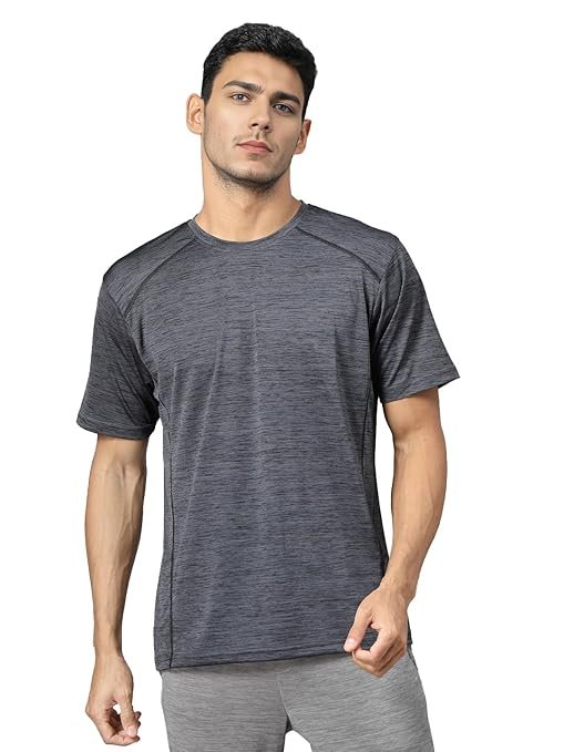 Mens Printed Stretchable Gym T Shirt