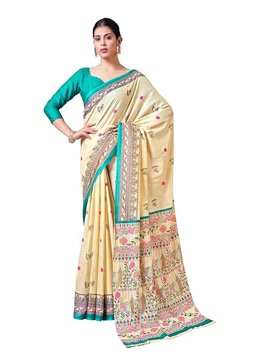 Hand Batik Print Saree