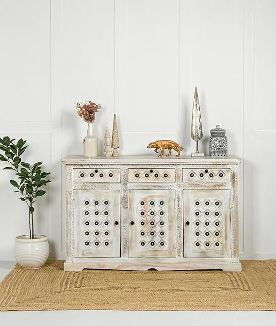 Antique Vintage Reclaim Wood Sideboard