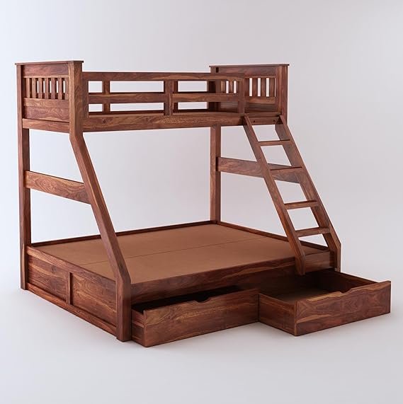 Kids Wooden Bunk Bed