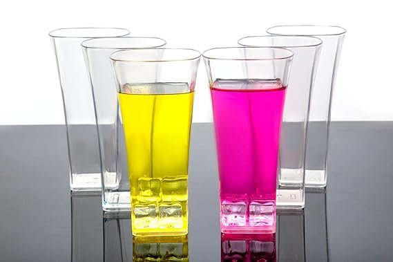 Transparent Pc Materials Plastic Saga Glass, For home,restaurant etc, Size: 77 Mm Diameter 95 Mm Height