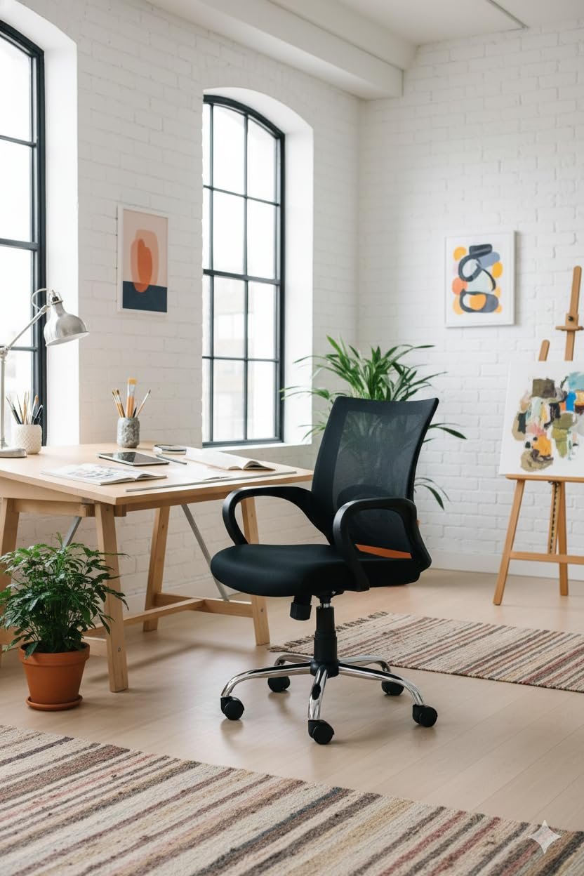 Medium Back Mesh Office Chair