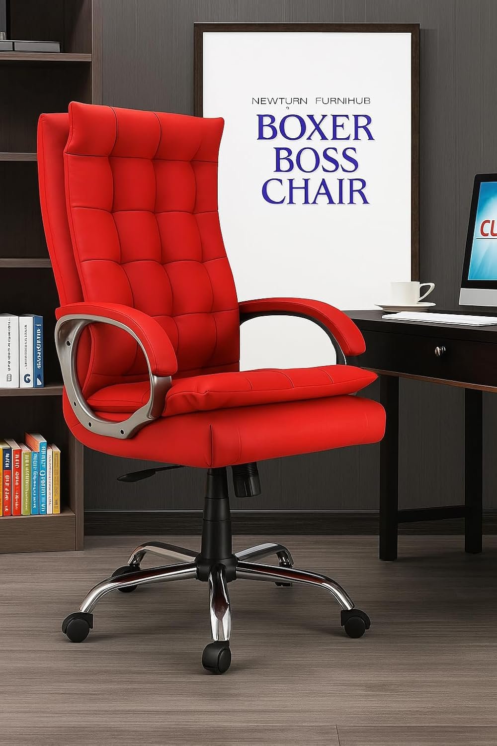 Red Leather Office Chair