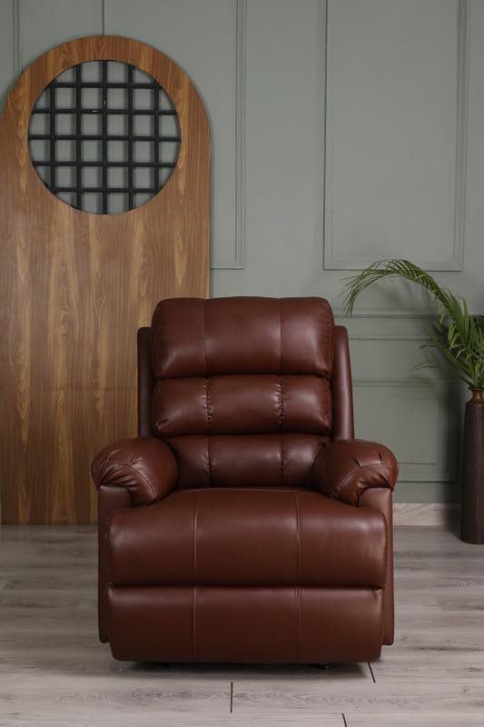 PVC Lite Living Room Single Seater Recliner Sofa manufacture