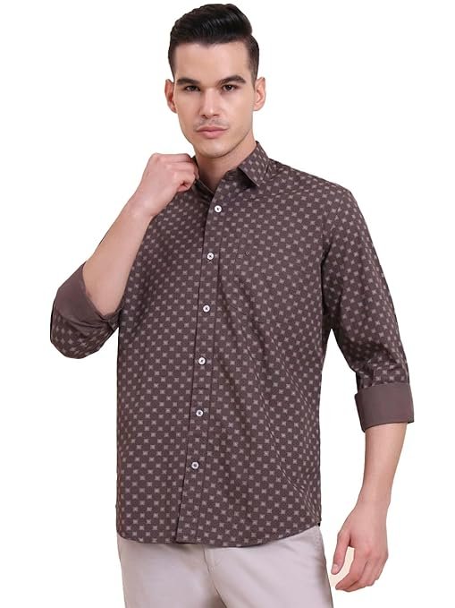 Men Digital Printed Party Wear Lycra Shirt