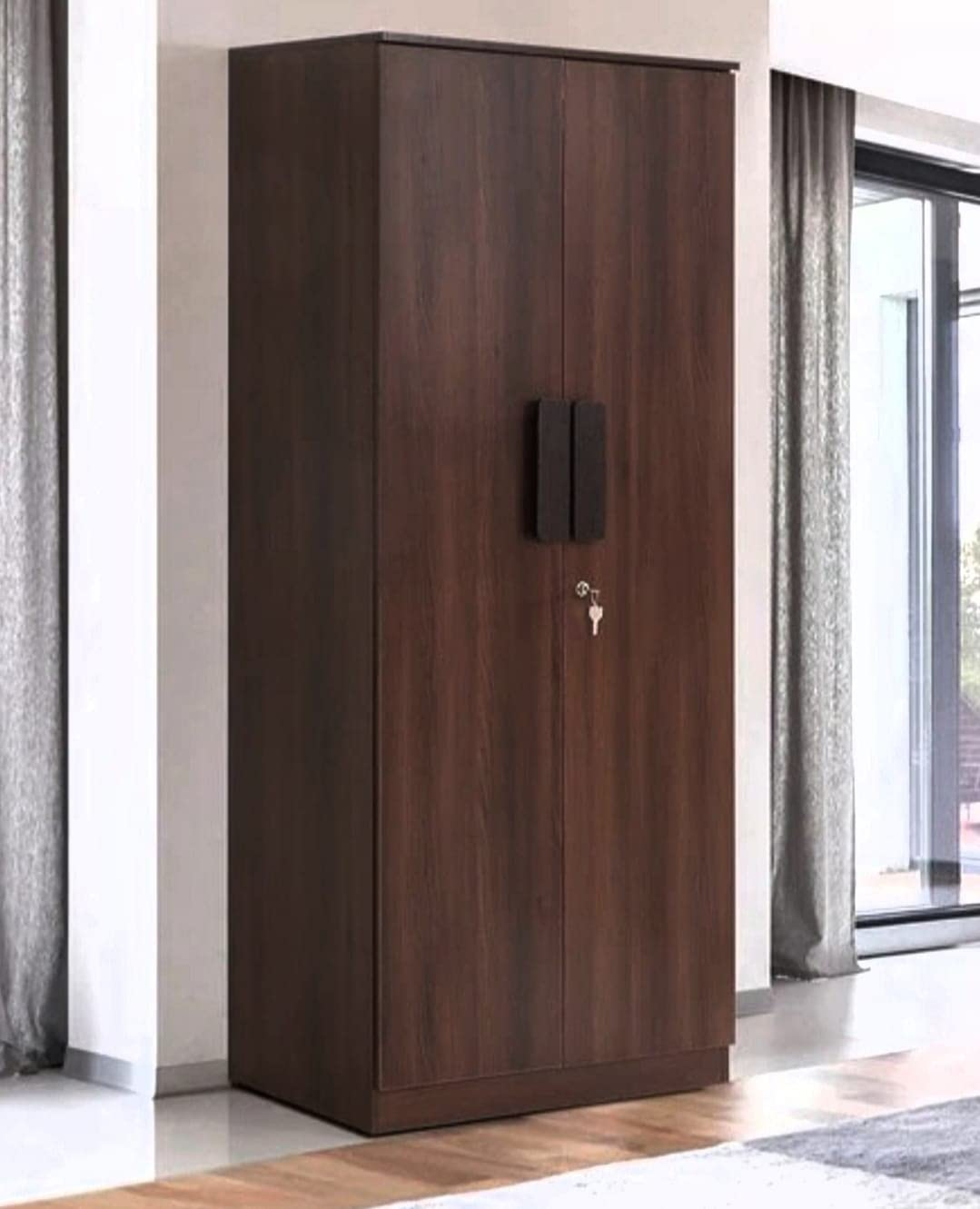 Plywood 2 Door Modular Wardrobe