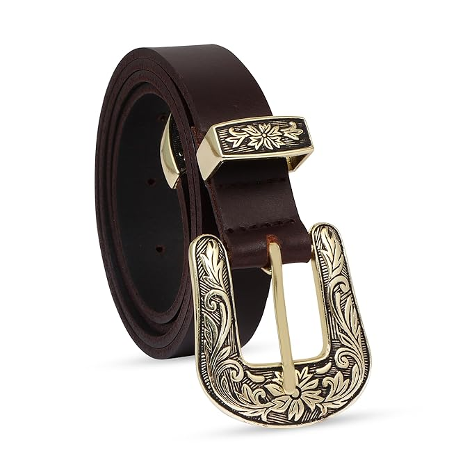 Genuine Leather Belt for Women Jeans & Pants Wear Classic Design Waist Belt
