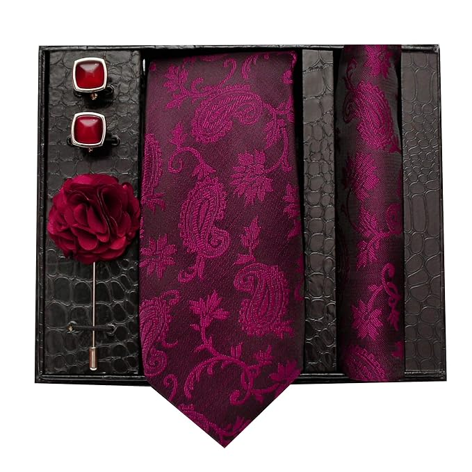 Designer Super Delux Mens Tie Set