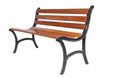 Without Arm Rest 3 Seater RCC Garden Bench, With Back