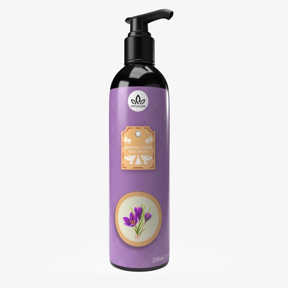 200ml Saffron Neem Face Wash