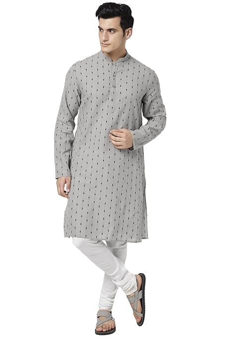 Grey Men Kurta
