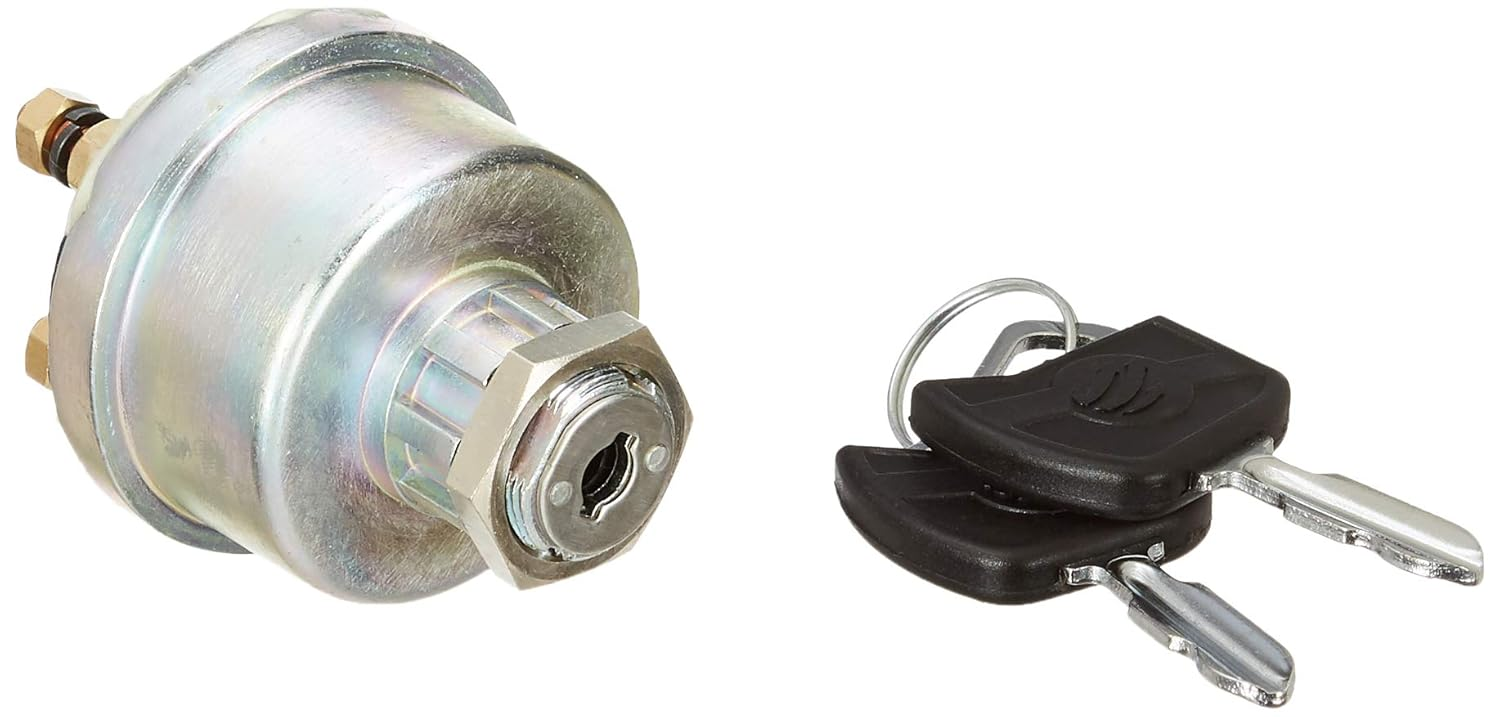 UNO MINDA SW-1160B-M01 Ignition Starter Switch H - 3 Pole - 2 keys for Swaraj Tractors