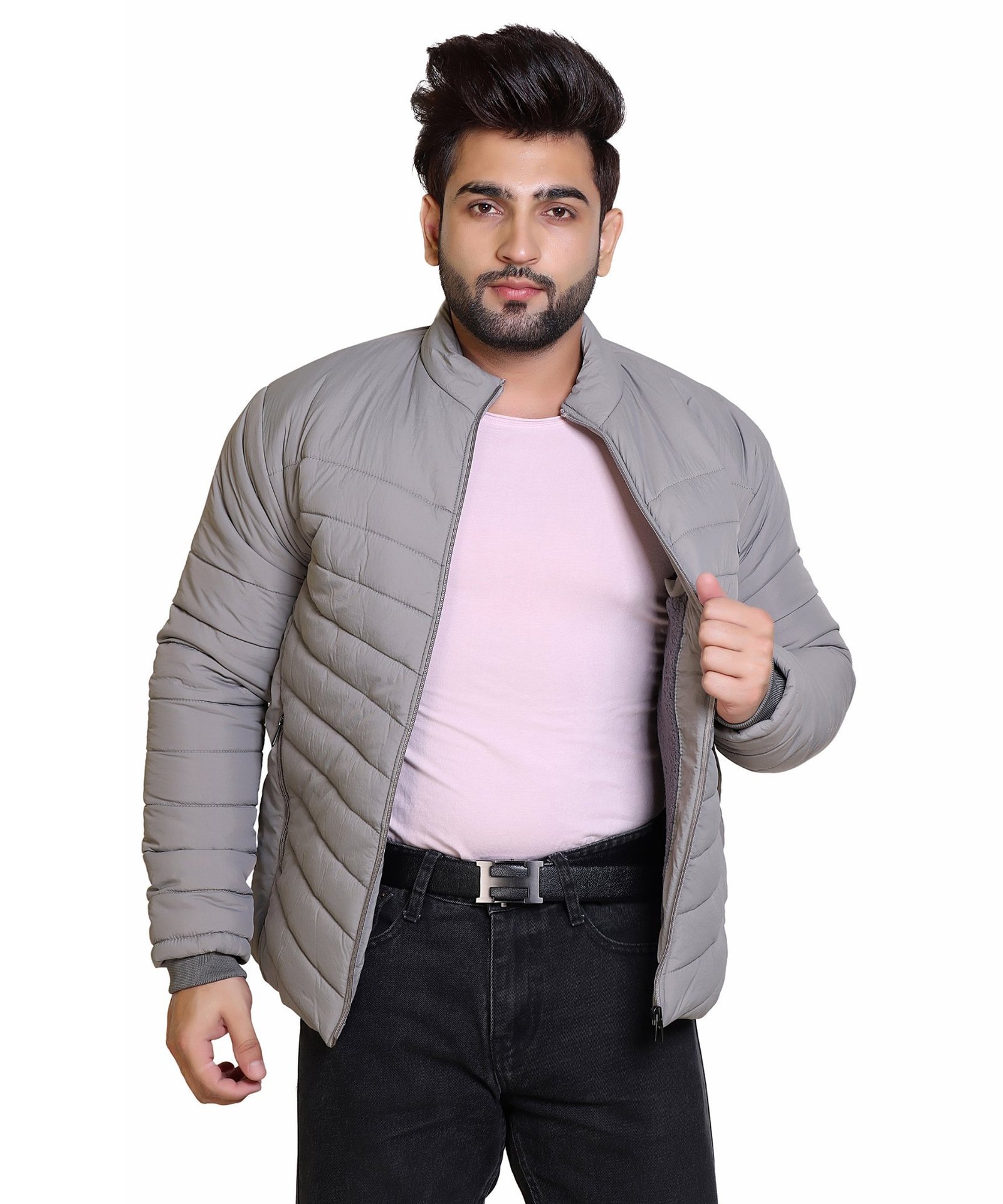 Alfc Puffer Jackets Men Inside Taffeta