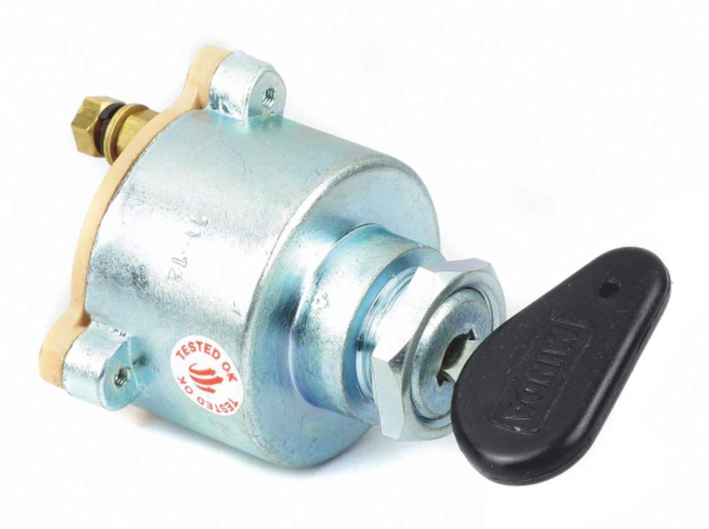 Uno Minda Ign-7601 Ignition Starter Switch - (1 Metal Key) New Model W/o Wire- With 2 Keys