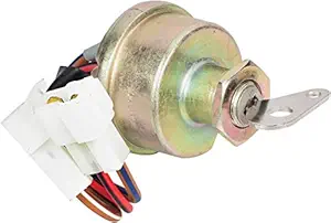 Uno Minda Ign-7602 Ignition Starter Switch - With Wire (2 Coupler) - 2 Metal Keys