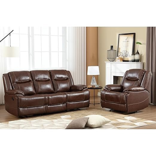 Leather Recliner Sofa