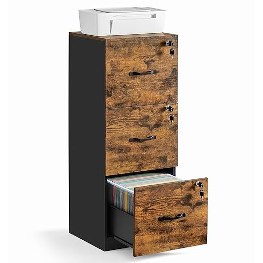 Vertical 3 Drawer Filing Cabinet
