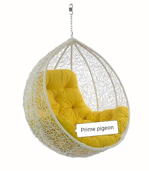 Hammock Swing Chair Without Stand Balcony Garden Golden/Yellow