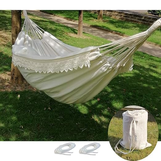 Farbic Hammock With Fringes