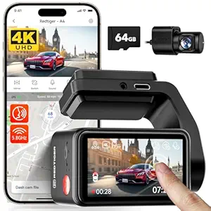 Dual 1080P Front & Rear Cameras with Android 10.0 , GPS , 4G ,Bluetooth ,ADAS Dash Camera